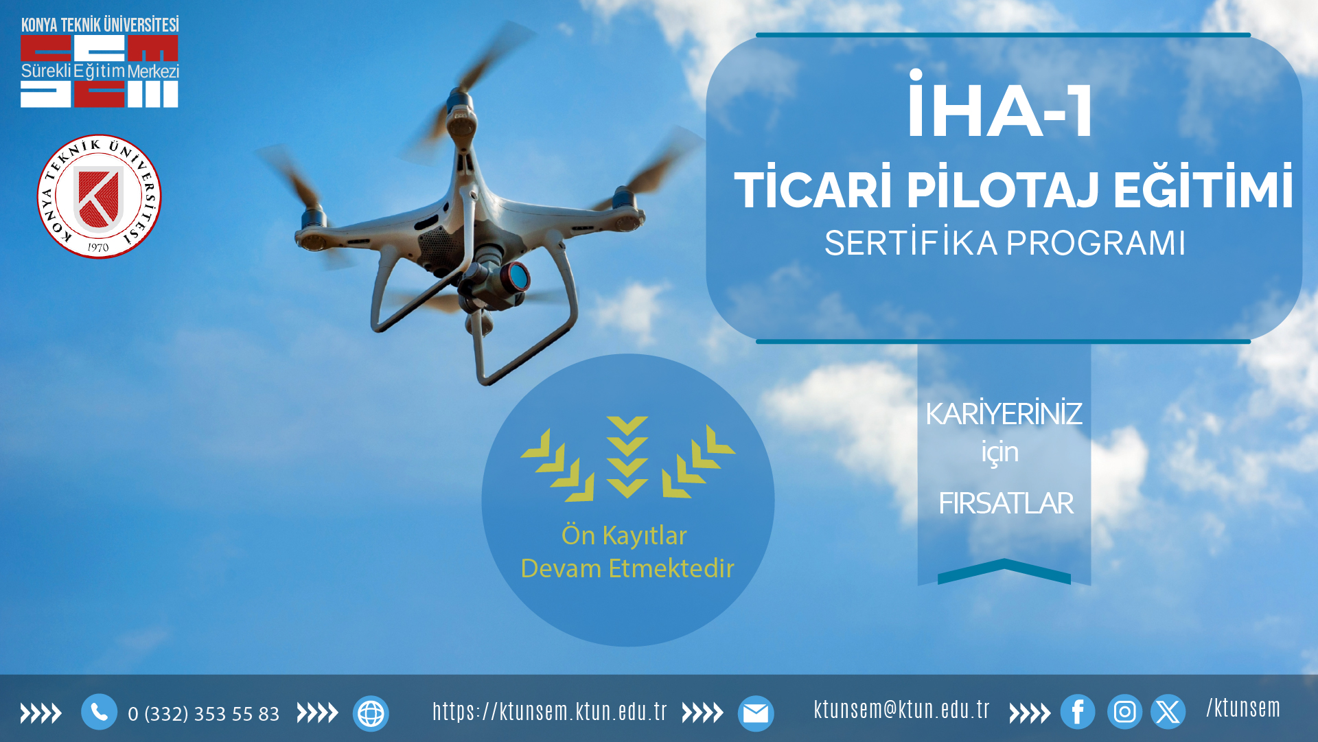 İHA-1 TİCARİ PİLOTAJ EĞİTİMİ